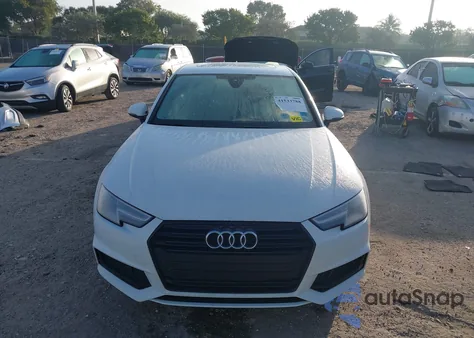 2019 Audi A4 40 Premium/40 Titanium Premium из США, поврежденный, VIN WAUGMAF43KN017476